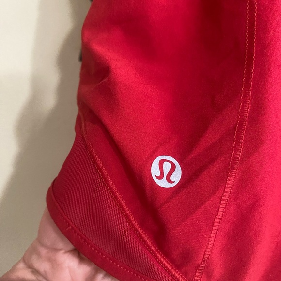 Lululemon Athletica Red Athletic Shorts - Picture 4 of 5